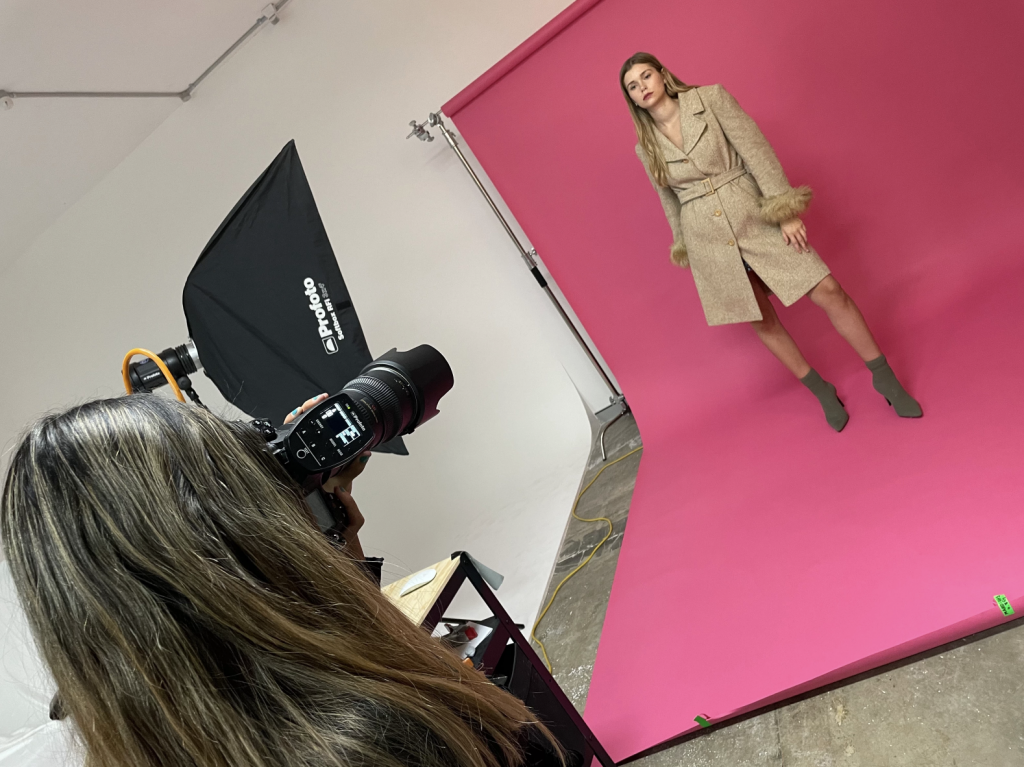 Model Photography Behind the Scenes 2 Front Back and Sides