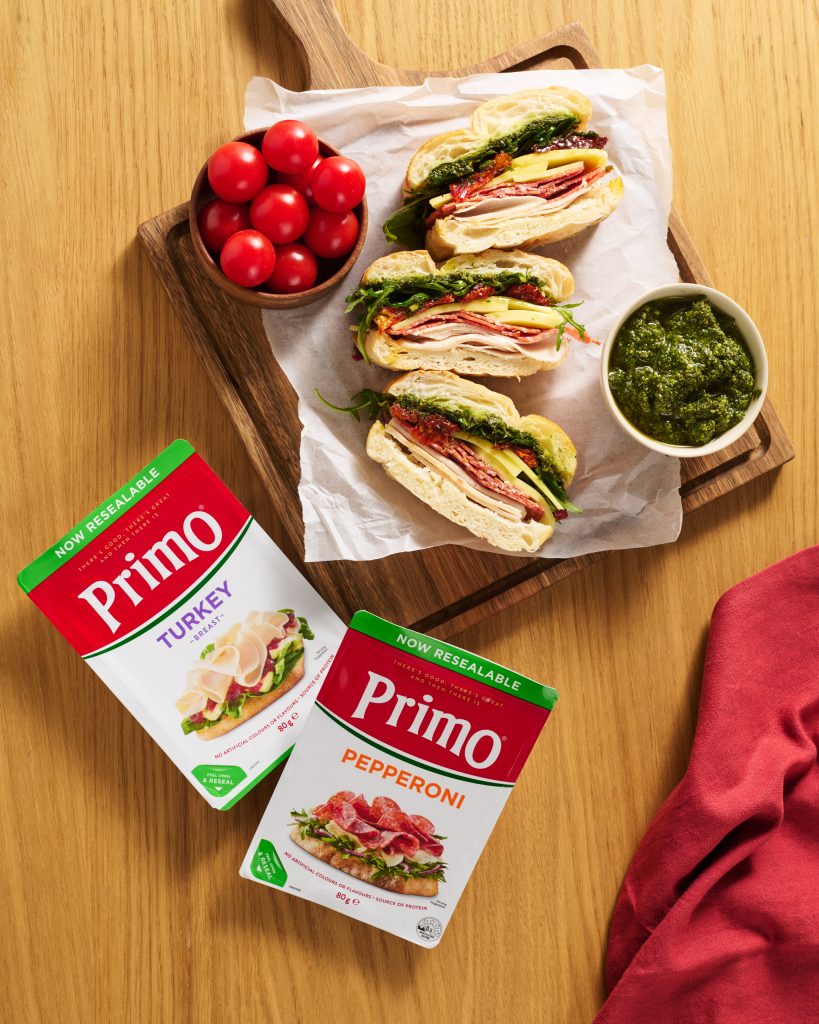 Primo Styled Photoshoot with small goods and foccacia